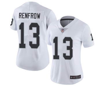 Raiders #13 Hunter Renfrow White Women's Stitched Football Vapor Untouchable Limited Jersey