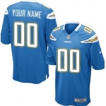 Kids' Nike San Diego Chargers Customized Light Blue Game Jersey