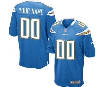 Kids' Nike San Diego Chargers Customized Light Blue Game Jersey