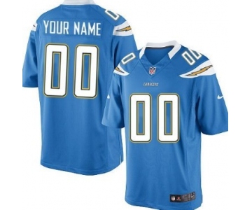 Kids' Nike San Diego Chargers Customized Light Blue Limited Jersey