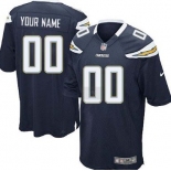 Kids' Nike San Diego Chargers Customized Navy Blue Game Jersey