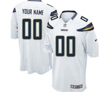 Kids' Nike San Diego Chargers Customized White Game Jersey