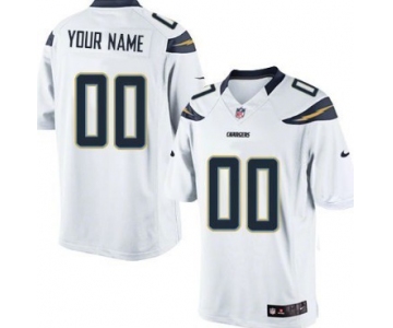 Kids' Nike San Diego Chargers Customized White Limited Jersey