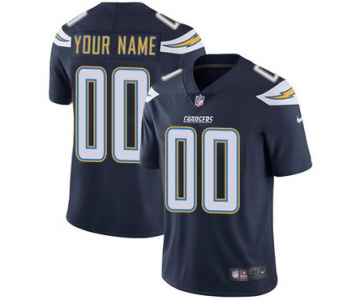 Men's Nike Los Angeles Chargers Home Navy Blue Customized Vapor Untouchable Limited NFL Jersey