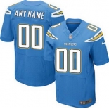 Men's Nike San Diego Chargers Customized 2013 Light Blue Elite Jersey