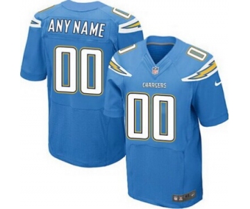 Men's Nike San Diego Chargers Customized 2013 Light Blue Elite Jersey