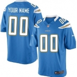 Men's Nike San Diego Chargers Customized Light Blue Limited Jersey