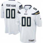 Men's Nike San Diego Chargers Customized White Limited Jersey