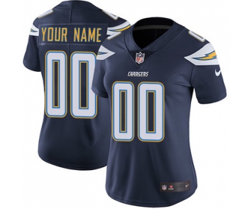 Women's Nike Los Angeles Chargers Home Navy Blue Customized Vapor Untouchable Limited NFL Jersey