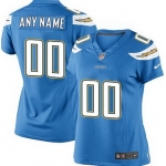 Women's Nike San Diego Chargers Customized 2013 Light Blue Game Jersey