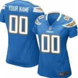 Women's Nike San Diego Chargers Customized Light Blue Limited Jersey