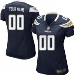 Women's Nike San Diego Chargers Customized Navy Blue Limited Jersey