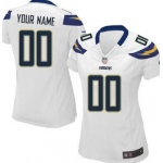 Women's Nike San Diego Chargers Customized White Game Jersey