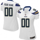 Women's Nike San Diego Chargers Customized White Game Jersey