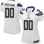 Women's Nike San Diego Chargers Customized White Limited Jersey