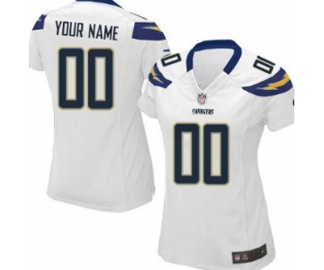 Women's Nike San Diego Chargers Customized White Limited Jersey