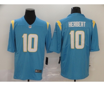 Men's Los Angeles Chargers #10 Justin Herbert Light Blue 2020 NEW Vapor Untouchable Stitched NFL Nike Limited Jersey