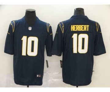 Men's Los Angeles Chargers #10 Justin Herbert Navy Blue 2020 NEW Vapor Untouchable Stitched NFL Nike Limited Jersey