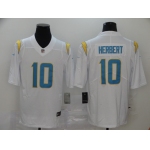 Men's Los Angeles Chargers #10 Justin Herbert White 2020 NEW Vapor Untouchable Stitched NFL Nike Limited Jersey