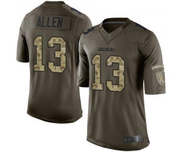 Chargers #13 Keenan Allen Green Men's Stitched Football Limited 2015 Salute to Service Jersey