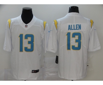 Men's Los Angeles Chargers #13 Keenan Allen White 2020 NEW Vapor Untouchable Stitched NFL Nike Limited Jersey