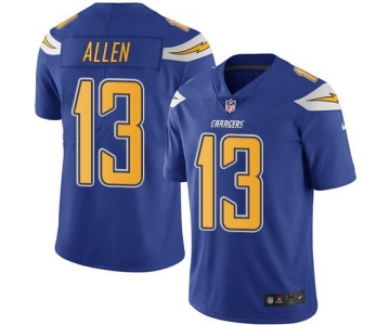 Nike Chargers #13 Keenan Allen Electric Blue Men's Stitched NFL Limited Rush Jersey
