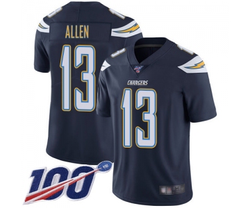 Nike Chargers #13 Keenan Allen Navy Blue Team Color Men's Stitched NFL 100th Season Vapor Limited Jersey