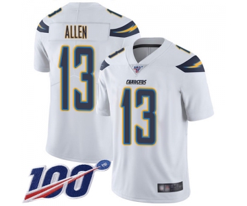 Nike Chargers #13 Keenan Allen White Men's Stitched NFL 100th Season Vapor Limited Jersey