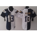 Nike San Diego Chargers #13 Keenan Allen 2013 Navy Blue/White Two Tone Womens Jersey