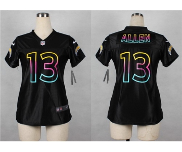 Nike San Diego Chargers #13 Keenan Allen Pro Line Black Fashion Womens Jersey