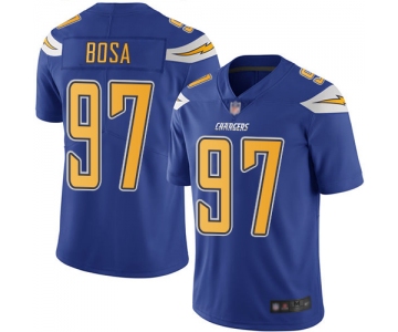 Chargers #97 Joey Bosa Electric Blue Youth Stitched Football Limited Rush Jersey