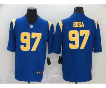 Men's Los Angeles Chargers #97 Joey Bosa Royal Blue 2020 NEW Color Rush Stitched NFL Nike Limited Jersey