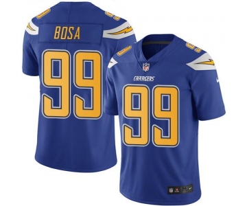 Nike Chargers #99 Joey Bosa Electric Blue Men's Stitched NFL Limited Rush Jersey