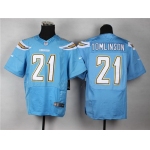 Nike San Diego Chargers #21 LaDainian Tomlinson 2013 Light Blue Elite Jersey