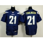 Nike San Diego Chargers #21 LaDainian Tomlinson 2013 Navy Blue Elite Jersey