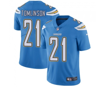 Nike San Diego Chargers #21 LaDainian Tomlinson Electric Blue Alternate Men's Stitched NFL Vapor Untouchable Limited Jersey