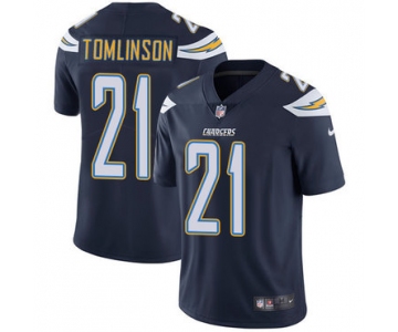 Nike San Diego Chargers #21 LaDainian Tomlinson Navy Blue Team Color Men's Stitched NFL Vapor Untouchable Limited Jersey