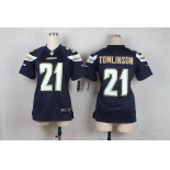 Women's San Diego Chargers #21 LaDainian Tomlinson 2013 Nike Navy Blue Game Jersey