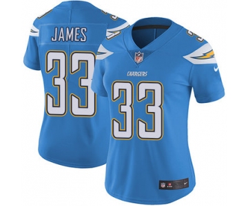 Nike Chargers #33 Derwin James Electric Blue Alternate Women's Stitched NFL Vapor Untouchable Limited Jersey