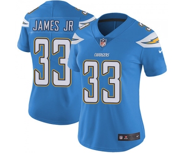 Nike Chargers #33 Derwin James Jr Electric Blue Alternate Women's Stitched NFL Vapor Untouchable Limited Jersey