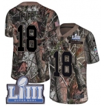#18 Limited Cooper Kupp Camo Nike NFL Men's Jersey Los Angeles Rams Rush Realtree Super Bowl LIII Bound