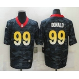 Men's Los Angeles Rams #99 Aaron Donald 2020 Camo Limited Stitched Nike NFL Jersey