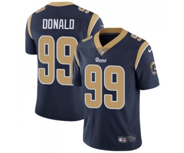 Men's Nike Los Angeles Rams #99 Aaron Donald Navy Blue Team Color Stitched NFL Vapor Untouchable Limited Jersey