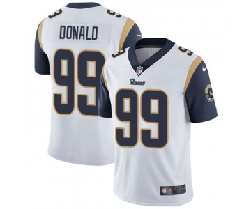 Men's Nike Los Angeles Rams #99 Aaron Donald White Stitched NFL Vapor Untouchable Limited Jersey