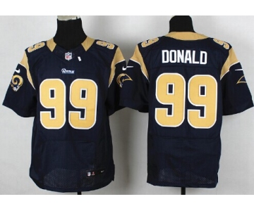 Nike St. Louis Rams #99 Aaron Donald Navy Blue Elite Jersey