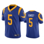 Men's Los Angeles Rams #5 Jalen Ramsey Blue Vapor Untouchable Limited Stitched Jersey