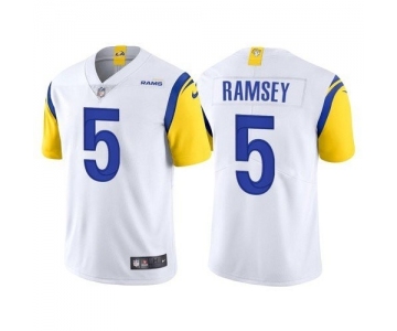 Nike Rams 5 Jalen Ramsey White Vapor Untouchable Limited Jersey