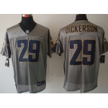 Nike St. Louis Rams #29 Eric Dickerson Gray Shadow Elite Jersey