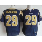 Nike St. Louis Rams #29 Eric Dickerson Navy Blue Elite Jersey