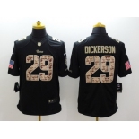 Nike St. Louis Rams #29 Eric Dickerson Salute to Service Black Limited Jersey